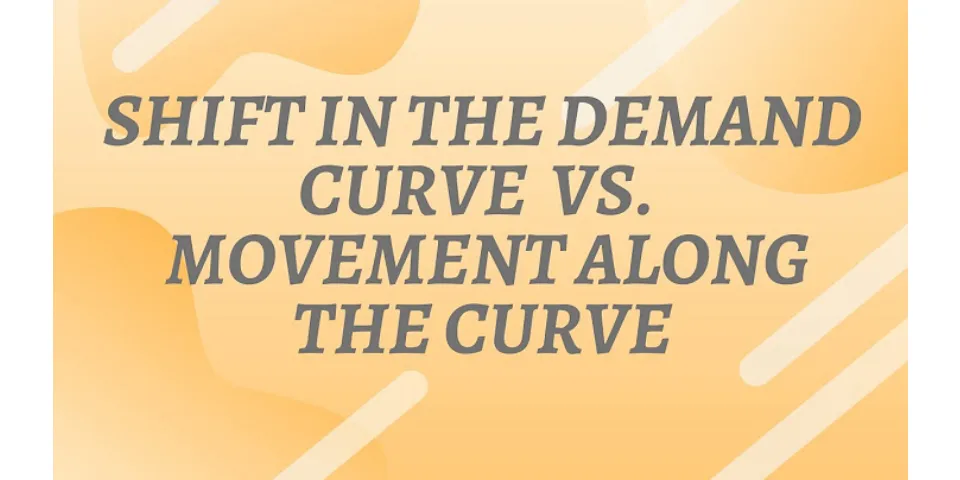A movement along the demand curve to the left may be caused by