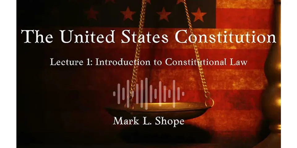 constitutional law includes only the u.s. constitution.