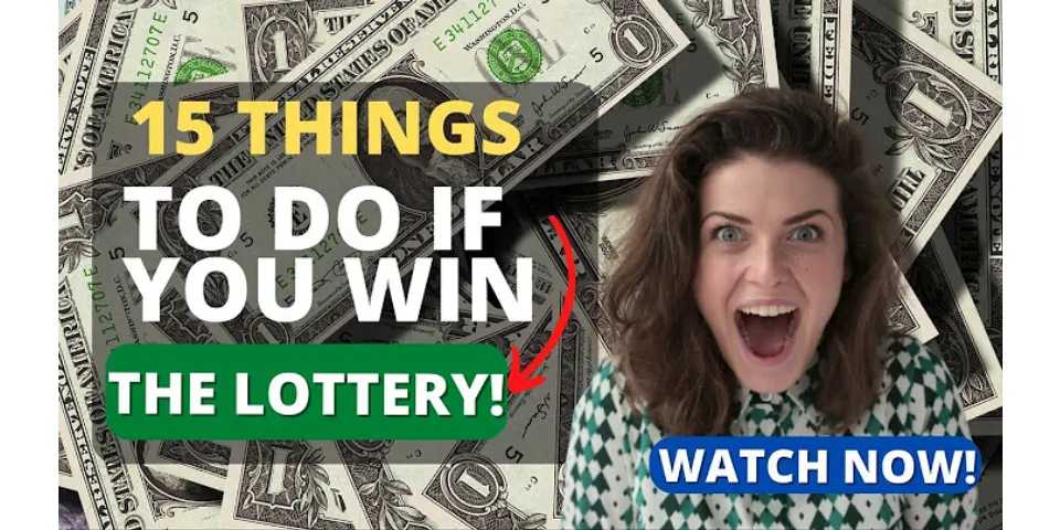 Do you need security if you win the lottery?