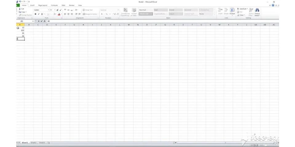 Excel can arrange the list in both ascending and descending order