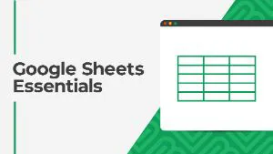 Google Sheets Essentials course