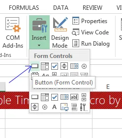 how to assign a macro to a button in Excel