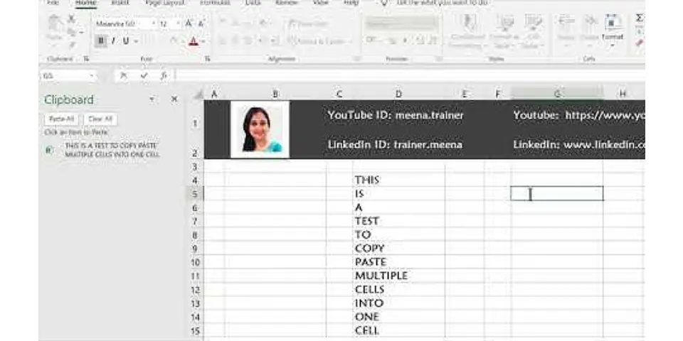 How do you copy and paste multiple selections in Excel?