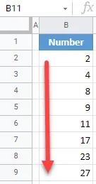 google sheets sort by number 2a