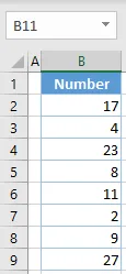 sort by number initial data 1a