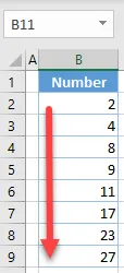 sort numbers by sort option 2a
