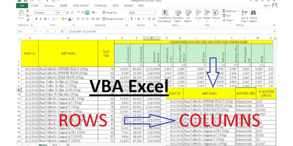 How do you switch rows and columns in Excel VBA?