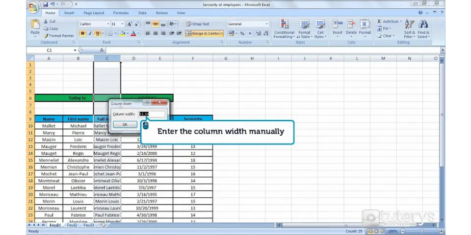 How many columns in Excel 2007 and later