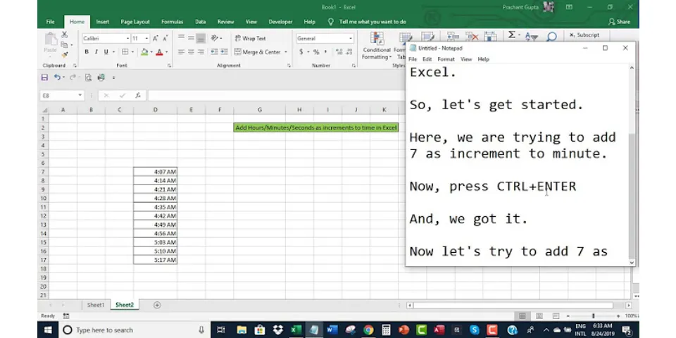 How to add hours, minutes and seconds in Excel