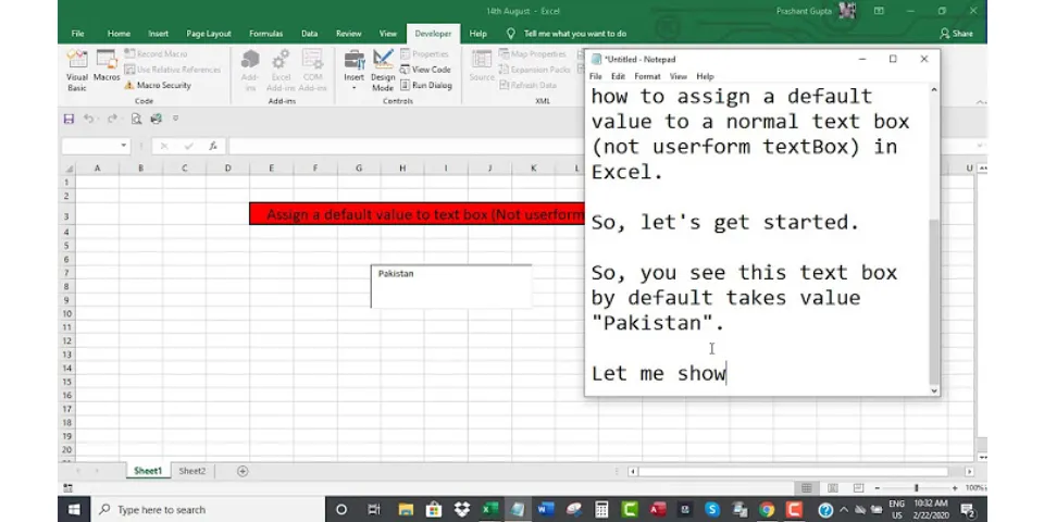 How to assign value to text in Excel