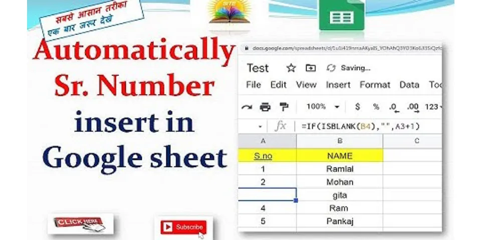 How to autofill in Google Sheets without dragging