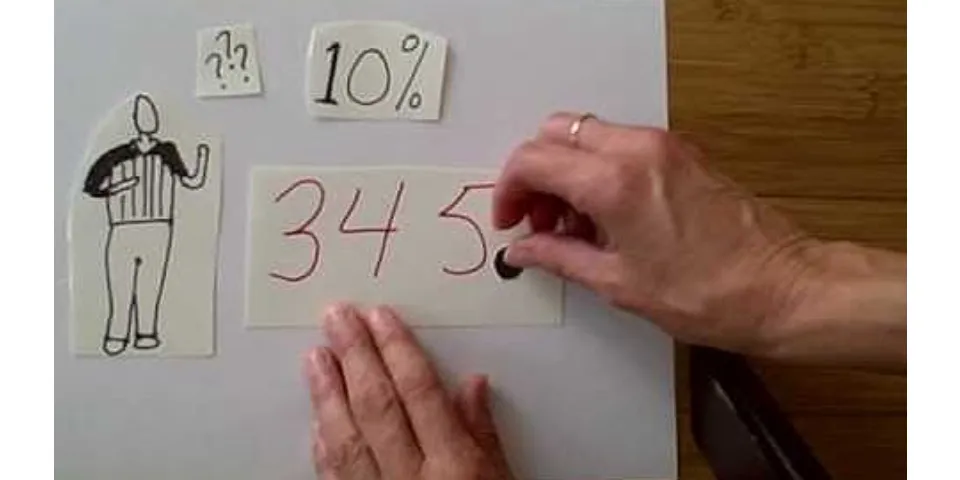 How to calculate 10 percent of a number