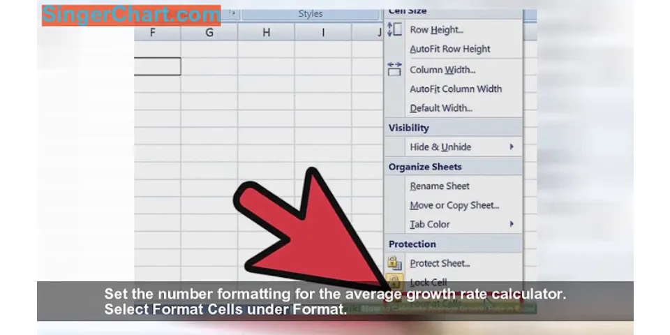 How to calculate average growth rate