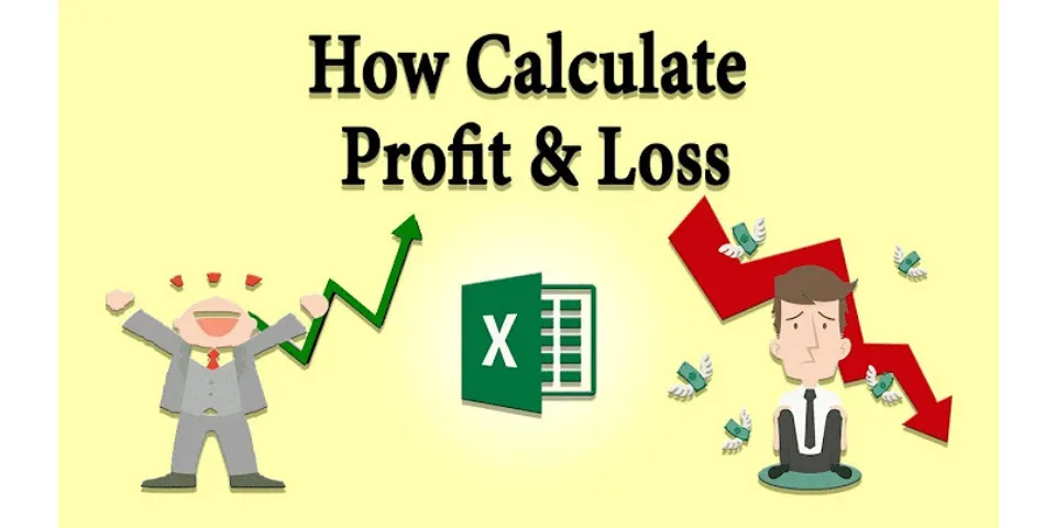 How to calculate profit and loss percentage in Excel