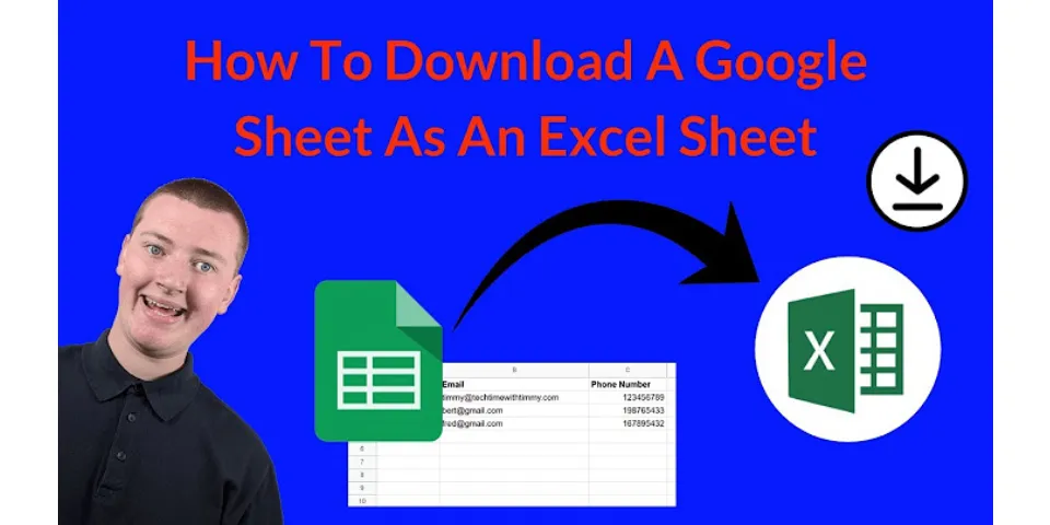 How to download Excel sheet from Google Drive
