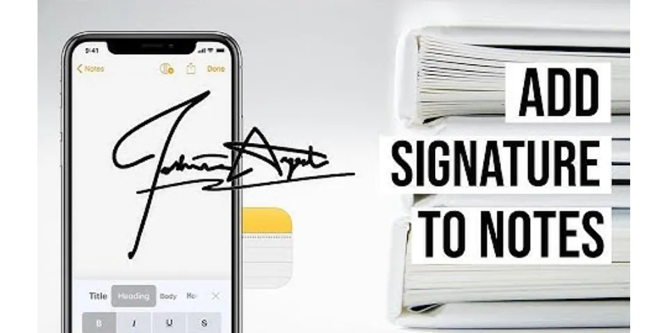 How to electronically sign a Word document on iPhone