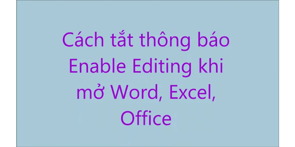 How to enable editing in Word 2016