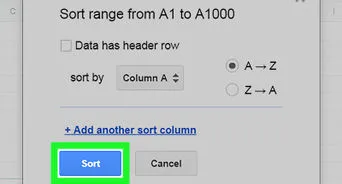 Sort by Number on Google Sheets on PC or Mac