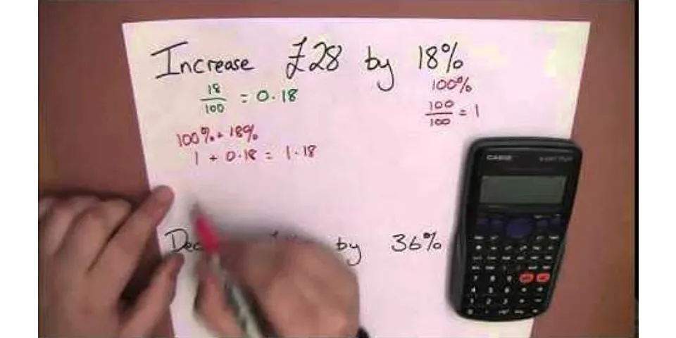 How to increase a number by a percentage calculator