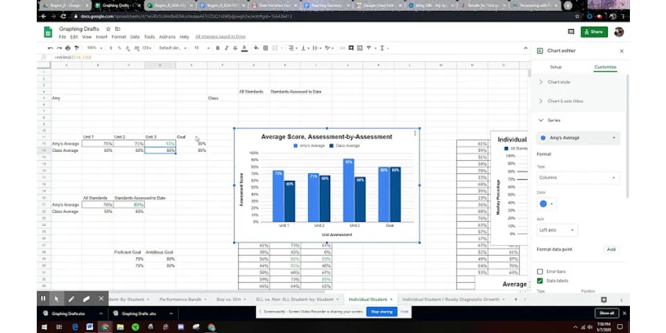 How to make a line on Google Sheets