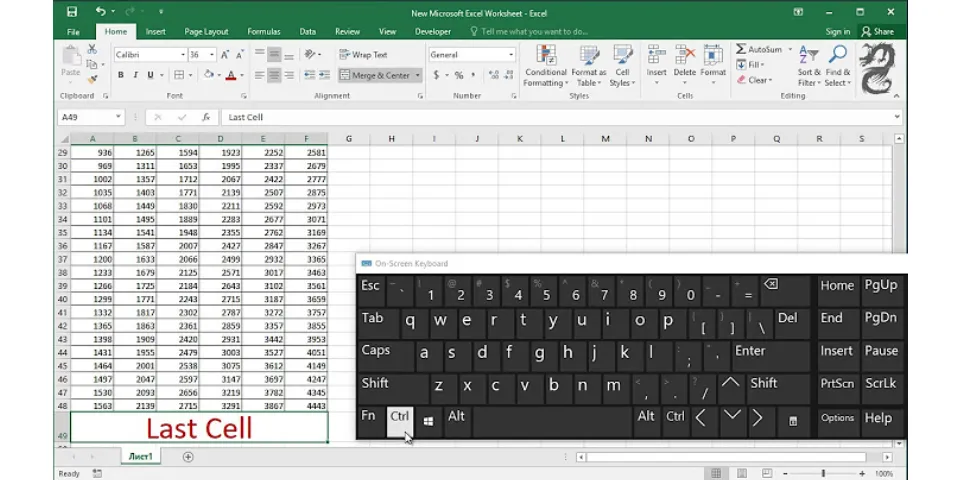 How to move cursor in a cell in Excel