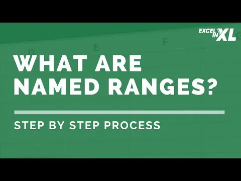 How to Create Name Range in MS Excel | Step by Step Process | 2020