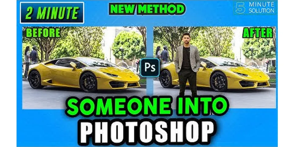 How to Photoshop someone into a picture iPhone