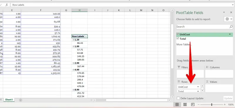 Excel Duplicate Values Pivottable Fields