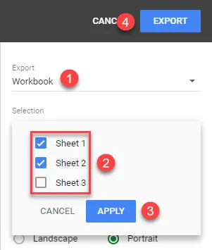 google sheets save multiple sheets as pdf