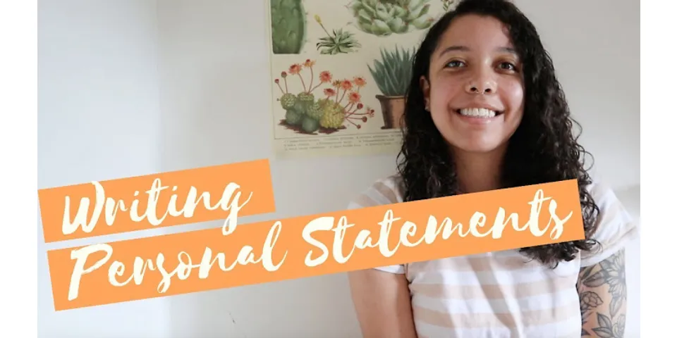 How to start a personal statement examples