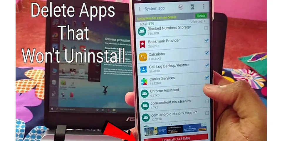 how to uninstall apps on android that wont uninstall