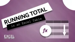 Running total in Tables - Featured image