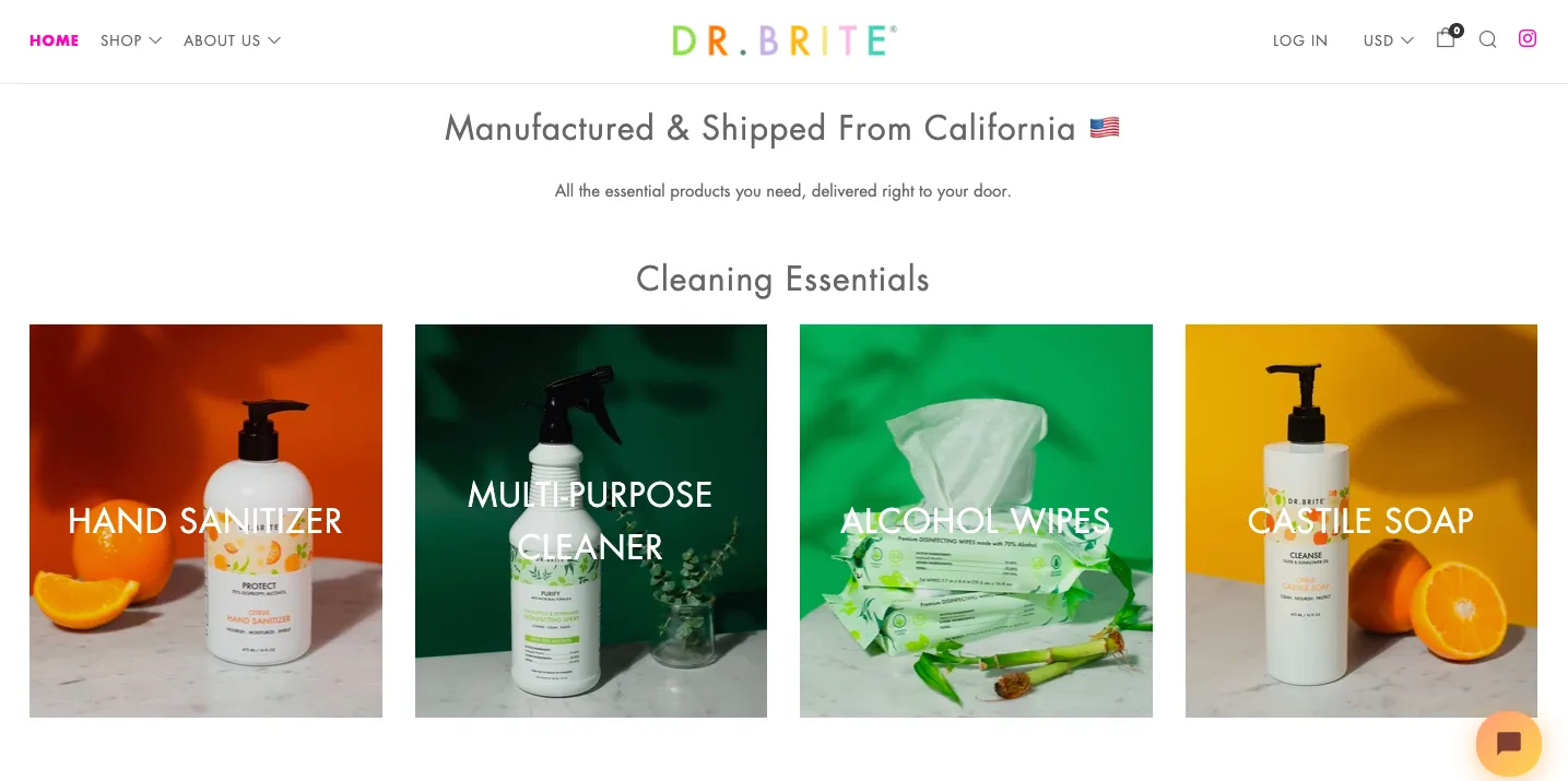 Dr. Brite Cleaning Essentials Business Venture