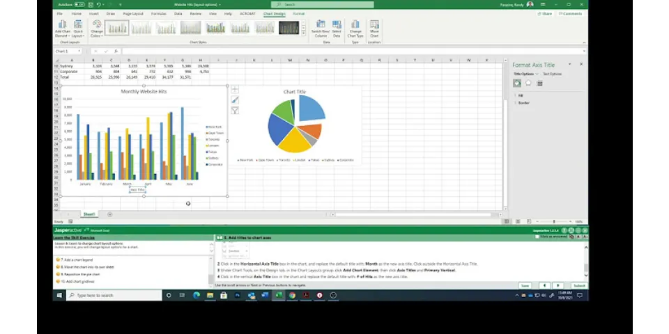 Move the clustered bar chart to a chart sheet accept the default chart sheet name