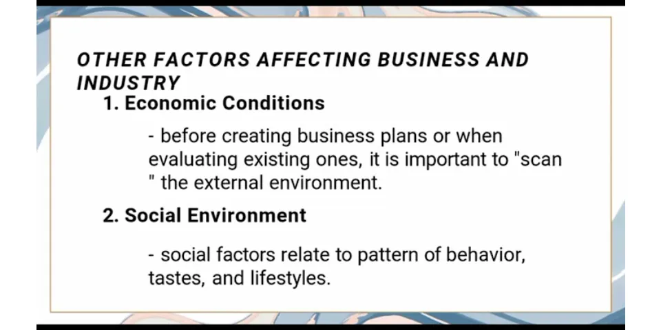 What 3 factors affect a businesss profits?
