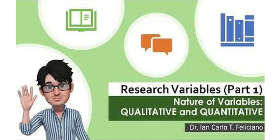 What are qualitative quantitative variables?