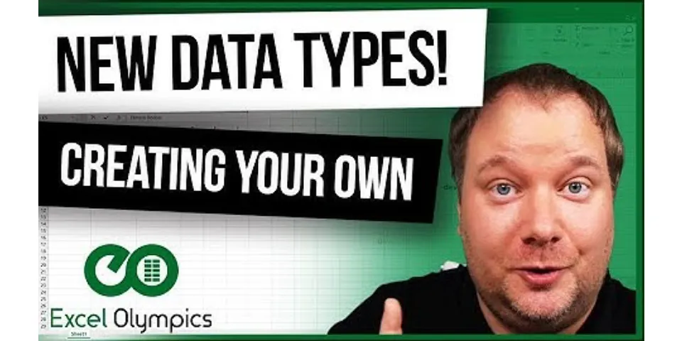 What are the types of Excel?