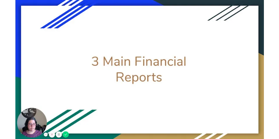 What information provided in financial reports would help you in your business