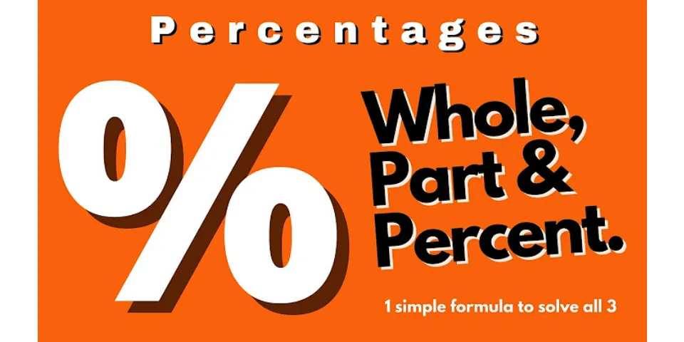 What is 1 whole as a percent?
