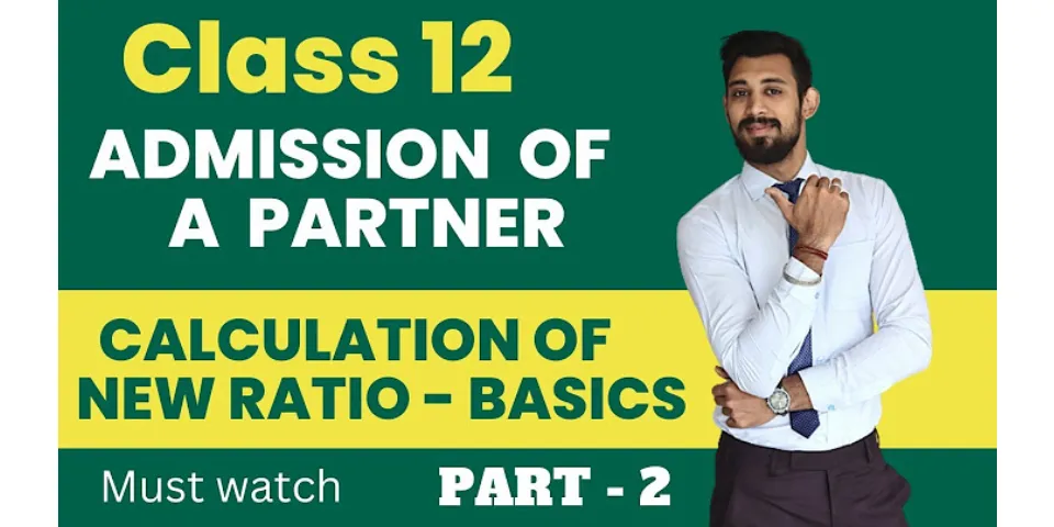What is admission of a partner