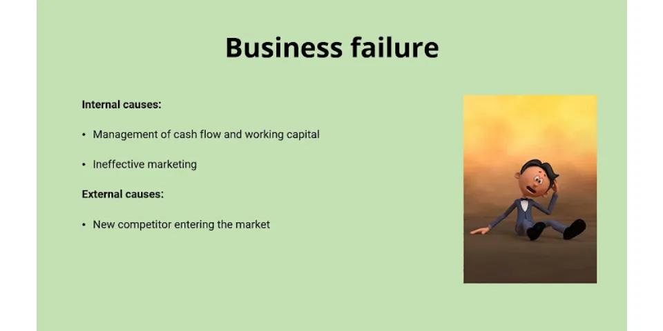 What is business failure