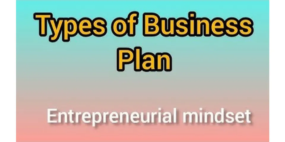 What is business plan in entrepreneurship brainly