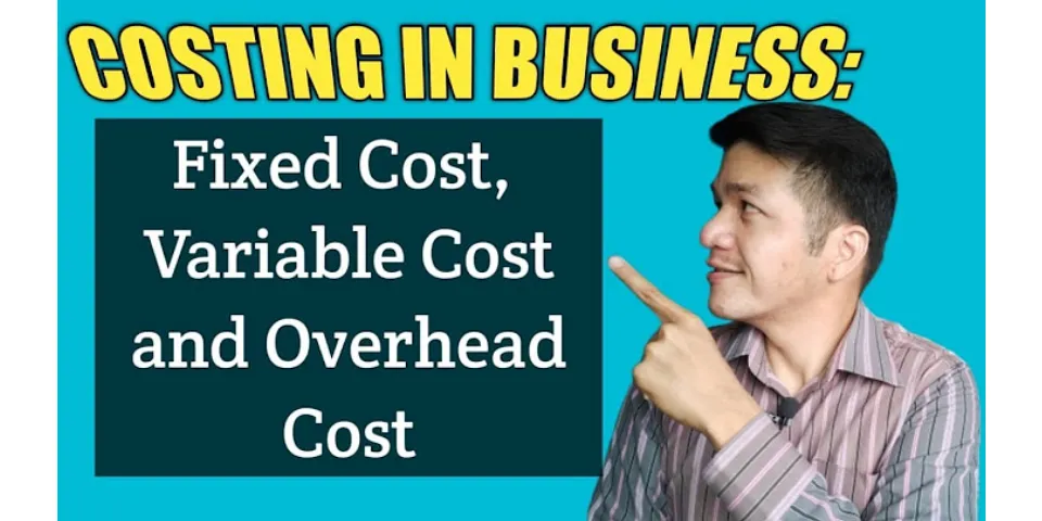 What is fixed cost with example?