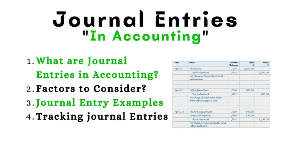 What is journal entry in accounting