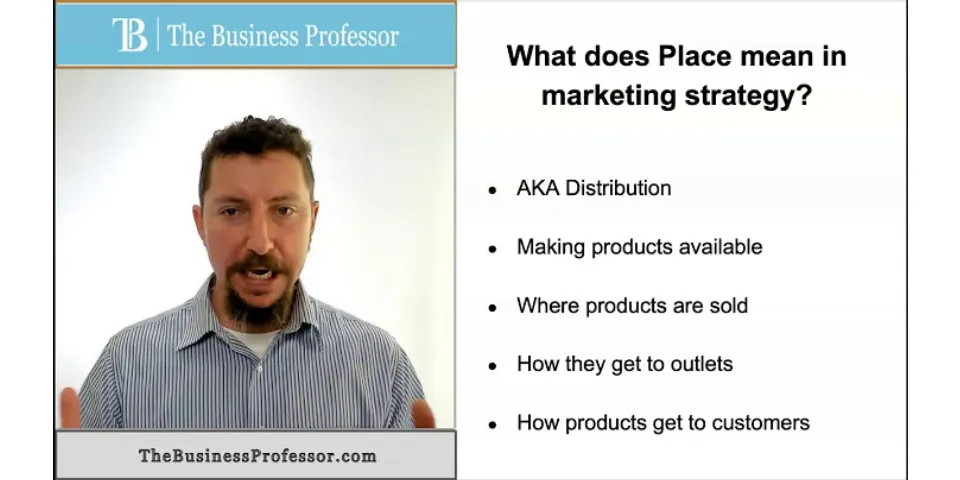 What is place in marketing strategy?