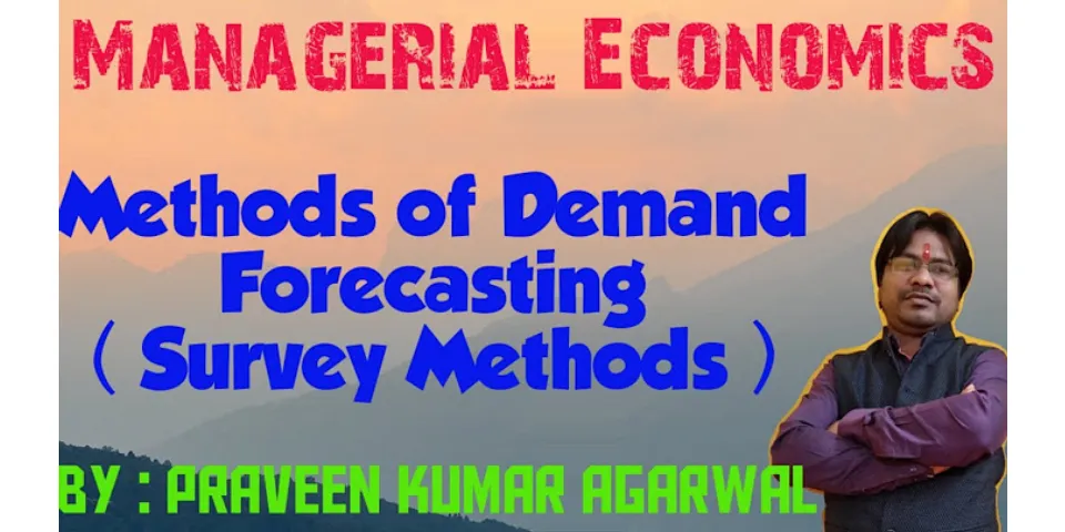 What is sample survey method in demand forecasting?