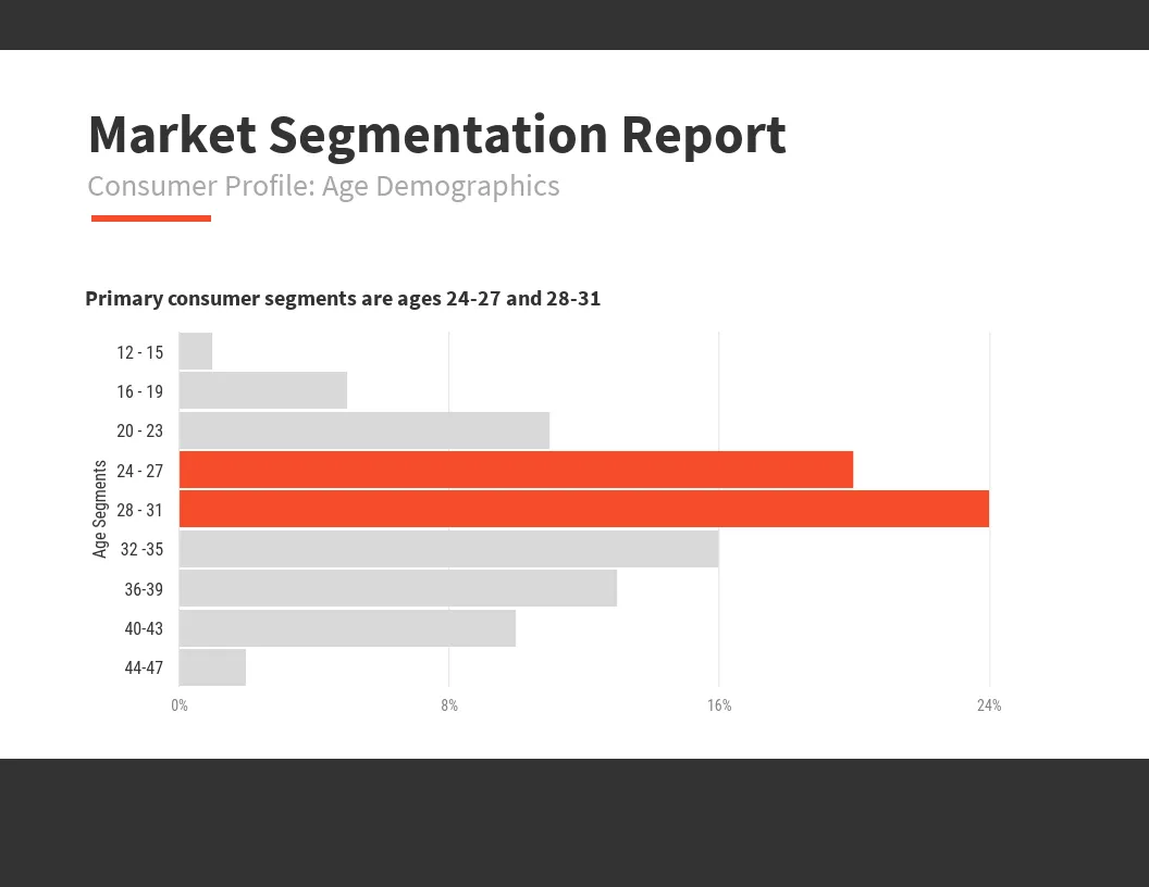 Market Segmentation Chart Template