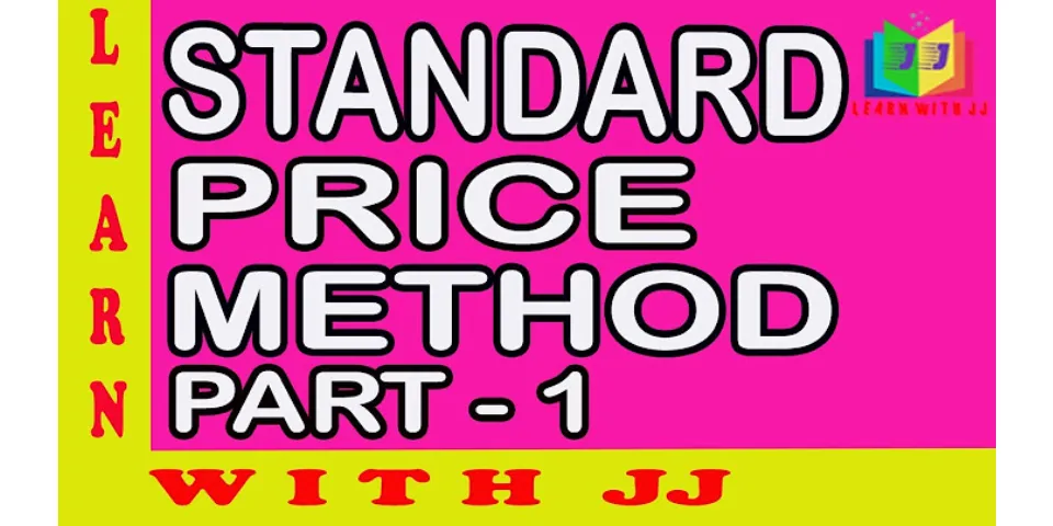 What is the cost price method?