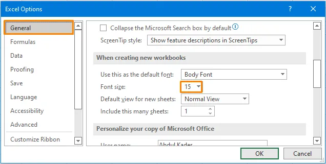 Changing Excel Default Row Height