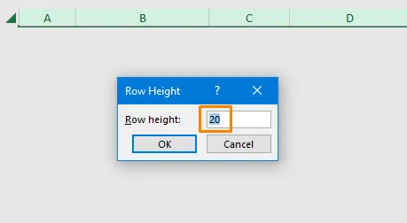 If the Row Height is Zero